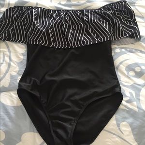 Black one piece Swimsuit